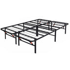 Heavy-Duty Foldable Full Size Metal Platform Bed Frame (PAL-2680-KD-BK-ZJWK)