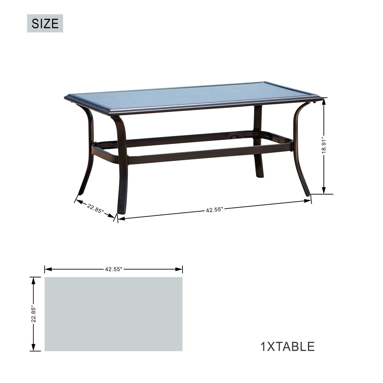 Exquisite Coffee Table – Elegant and Practical, Enhancing Your Home PAS-2020-Table-BK