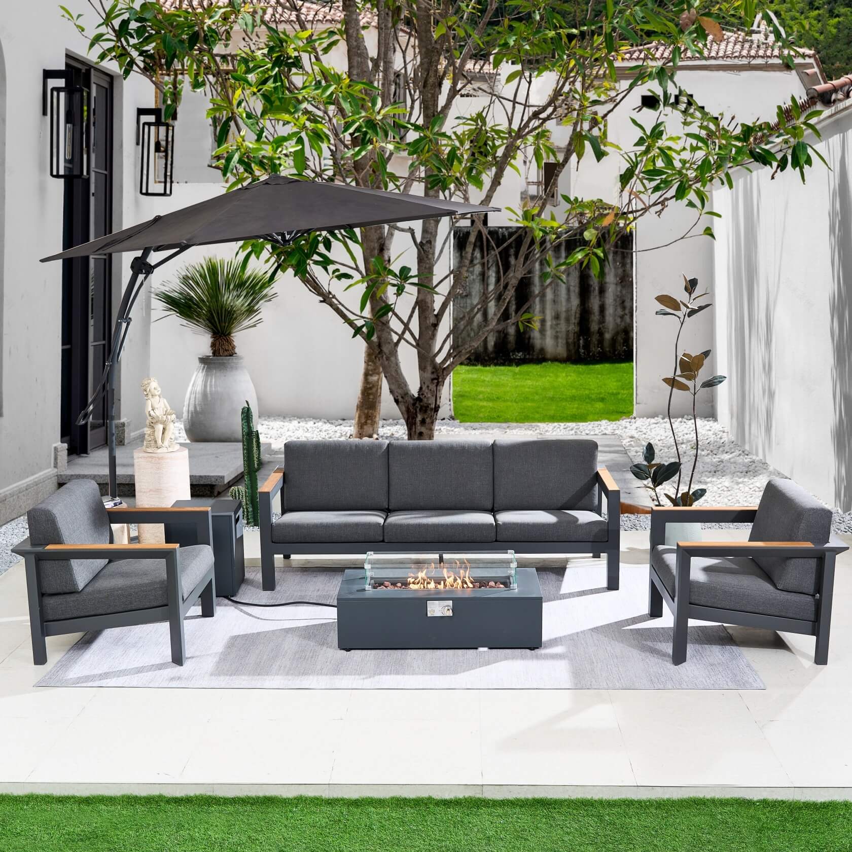 Seville Outdoor Sofa Set – 4/5/7 Seater Options (PAS-2326)