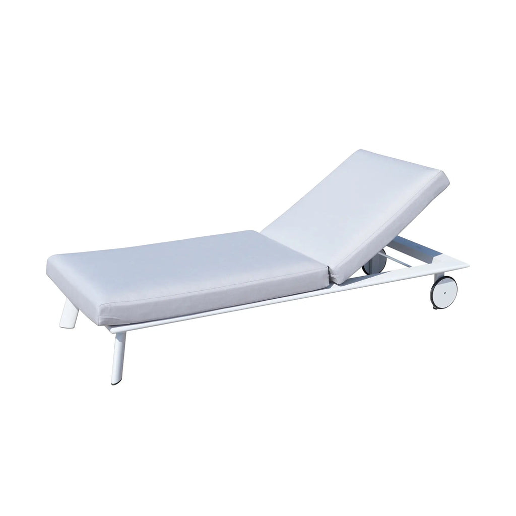 Aluminum Frame Outdoor Daybed Olefin Fabric (PAL-2324DB) - Direct Wicker
