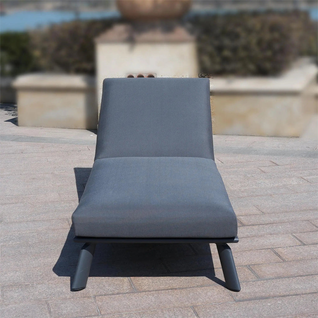 Aluminum Frame Outdoor Daybed Olefin Fabric (PAL-2324DB) - Direct Wicker