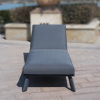 Aluminum Frame Outdoor Daybed Olefin Fabric (PAL-2324DB) - Direct Wicker