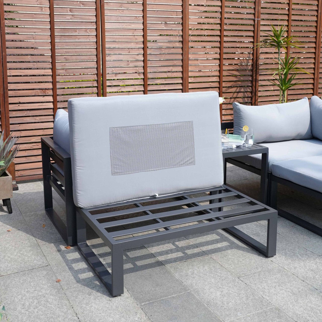 Aluminum Outdoor Modular Sofa Set (PAS - 50128) - Direct Wicker