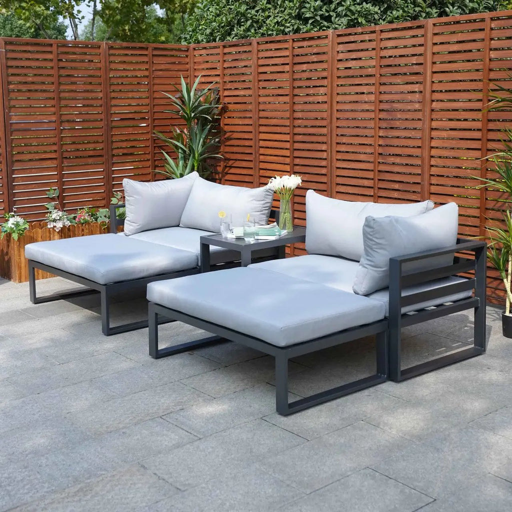 Aluminum Outdoor Modular Sofa Set (PAS - 50128) - Direct Wicker