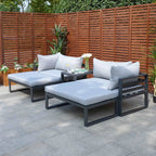 Aluminum Outdoor Modular Sofa Set (PAS - 50128) - Direct Wicker