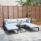 Aluminum Outdoor Modular Sofa Set (PAS - 50128) - Direct Wicker