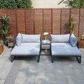 Aluminum Outdoor Modular Sofa Set (PAS - 50128) - Direct Wicker