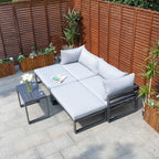 Aluminum Outdoor Modular Sofa Set (PAS - 50128) - Direct Wicker