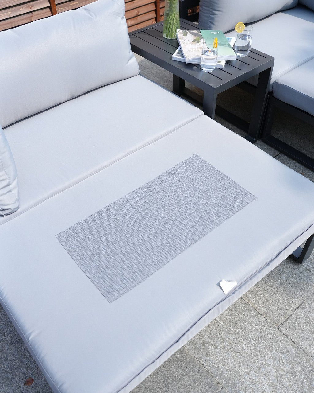 Aluminum Outdoor Modular Sofa Set (PAS - 50128) - Direct Wicker