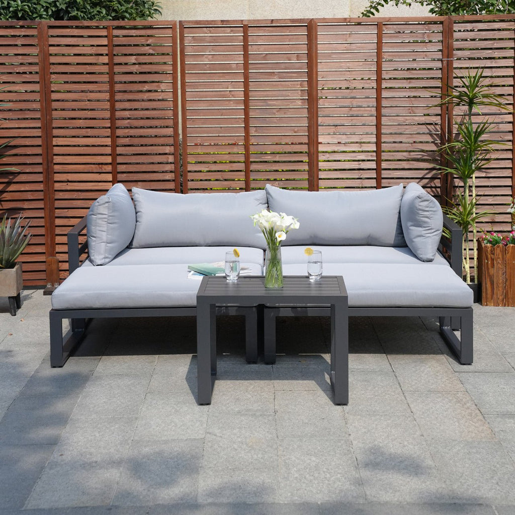 Aluminum Outdoor Modular Sofa Set (PAS - 50128) - Direct Wicker