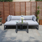 Aluminum Outdoor Modular Sofa Set (PAS - 50128) - Direct Wicker