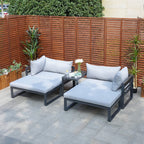 Aluminum Outdoor Modular Sofa Set (PAS - 50128) - Direct Wicker
