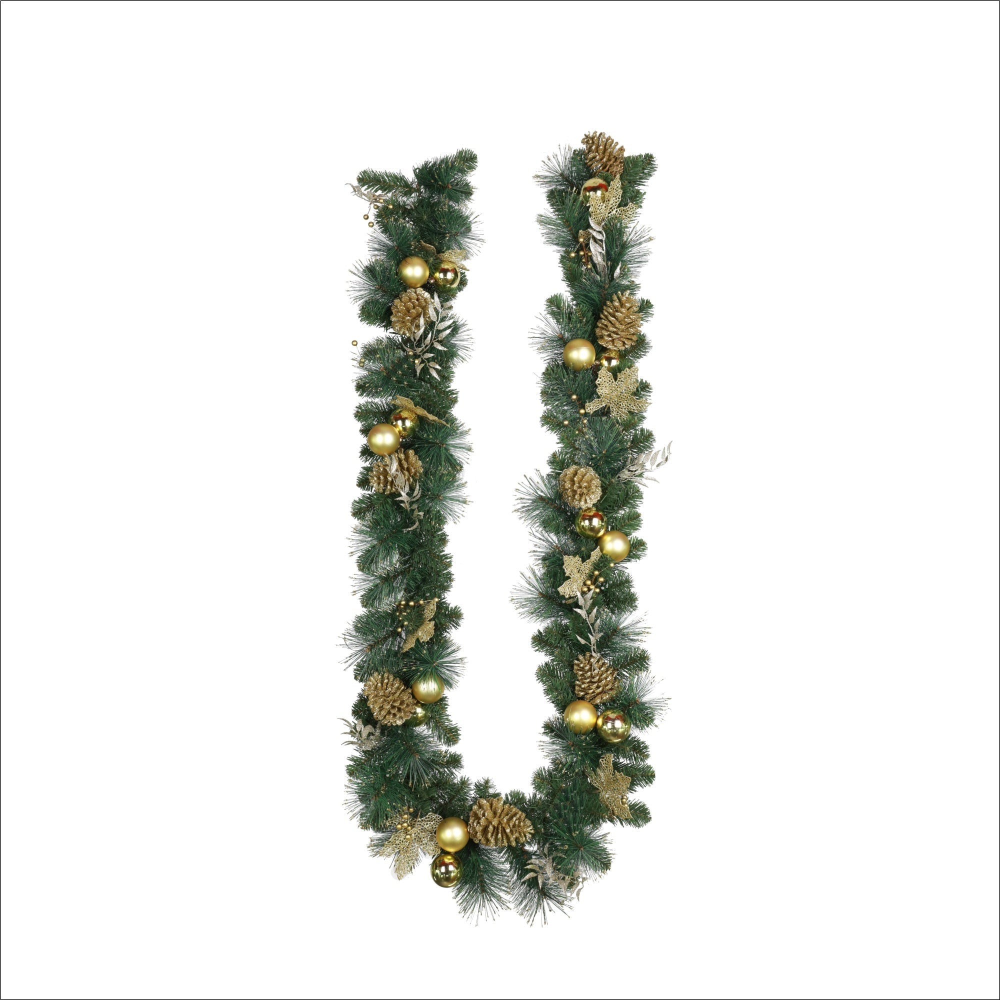 Artificial Christmas Garland Collection – 106.3" (PJG - 2511 / PJG - 2513) - Direct Wicker