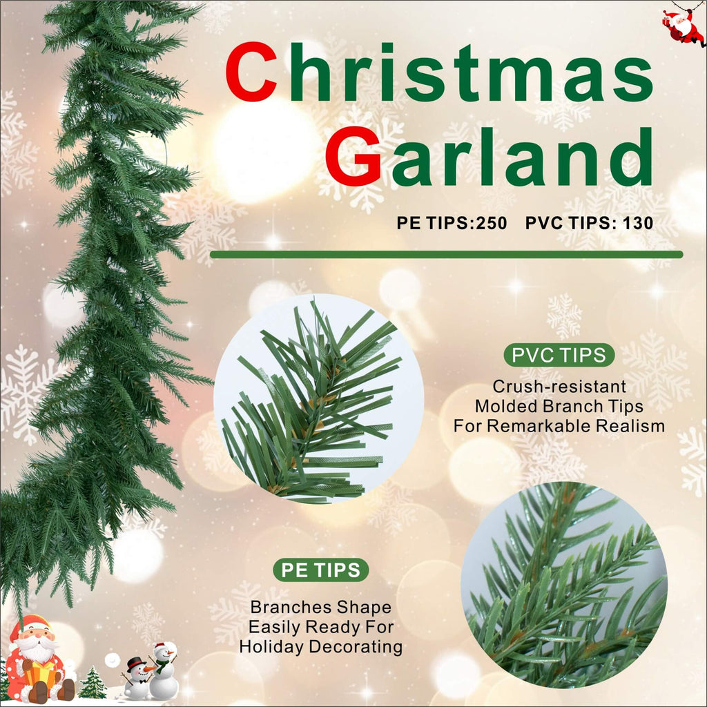 Artificial Christmas Garland Collection – 106.3" (PJG - 2511 / PJG - 2513) - Direct Wicker