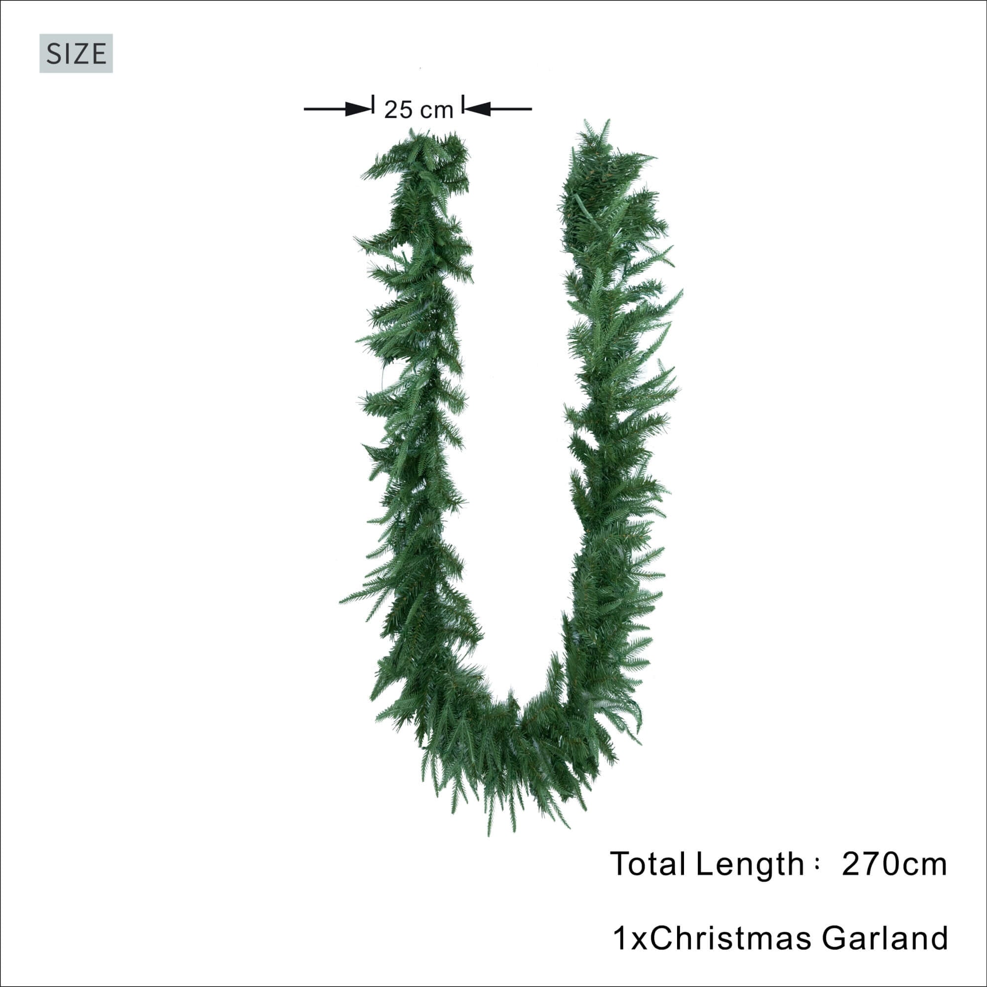 Artificial Christmas Garland Collection – 106.3" (PJG - 2511 / PJG - 2513) - Direct Wicker