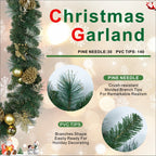 Artificial Christmas Garland Collection – 106.3" (PJG - 2511 / PJG - 2513) - Direct Wicker