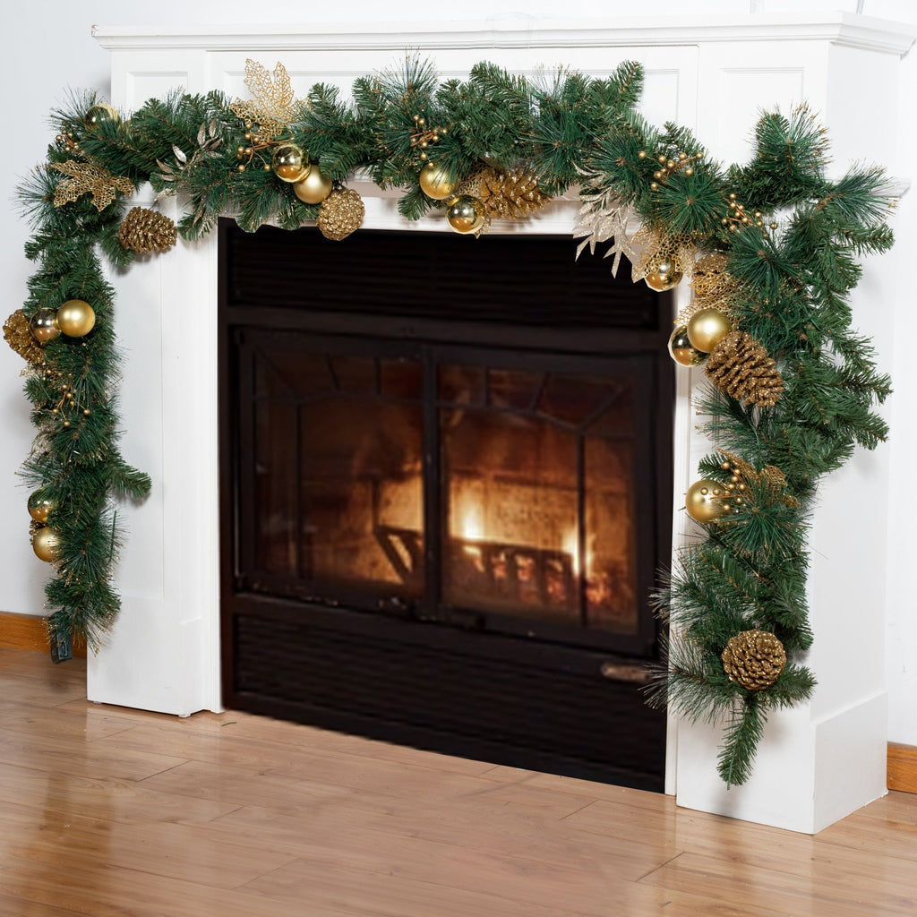 Artificial Christmas Garland Collection – 106.3" (PJG - 2511 / PJG - 2513) - Direct Wicker