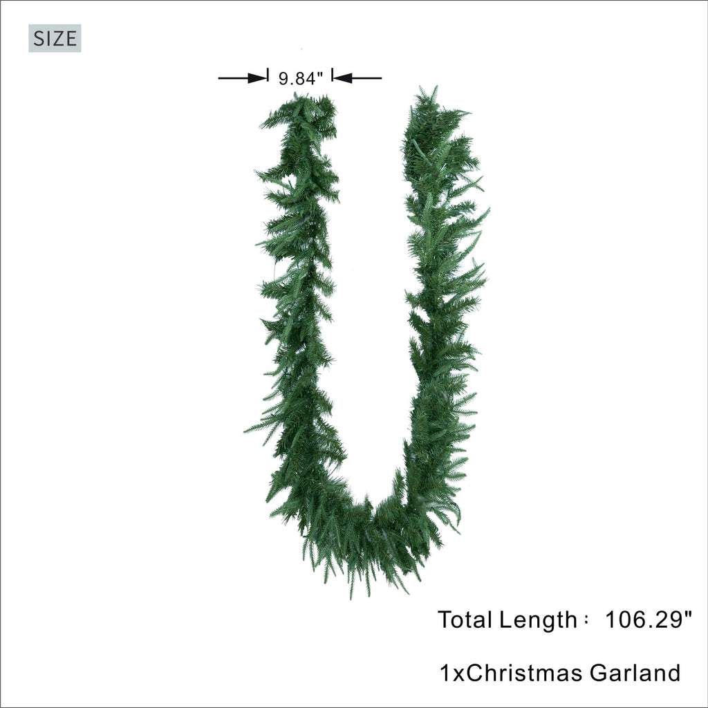 Artificial Christmas Garland Collection – 106.3" (PJG - 2511 / PJG - 2513) - Direct Wicker