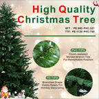 Artificial Christmas Tree – 6FT / 7FT Classic Green Holiday Decoration（PJT - 2503） - Direct Wicker