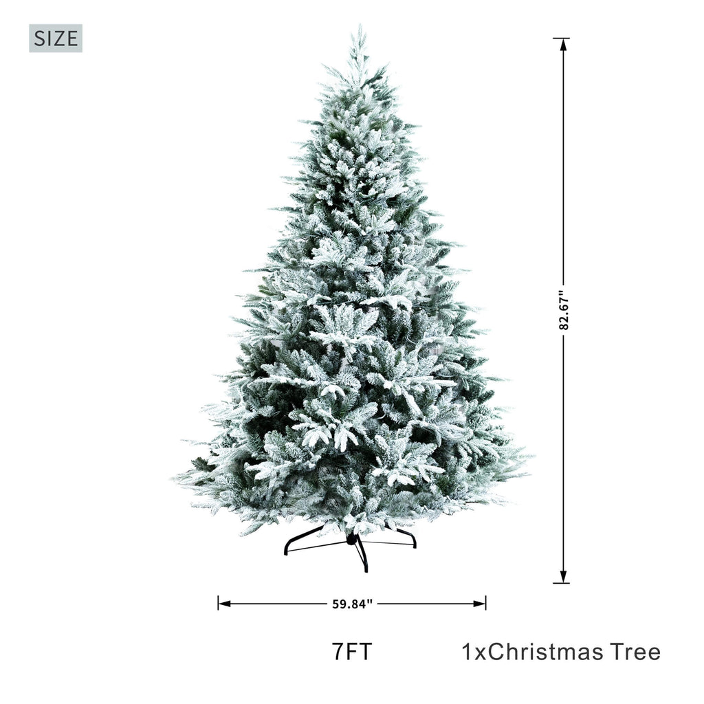 Artificial Christmas Tree – 6FT / 7FT Classic Green Holiday Decoration（PJT - 2506） - Direct Wicker