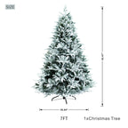 Artificial Christmas Tree – 6FT / 7FT Classic Green Holiday Decoration（PJT - 2506） - Direct Wicker