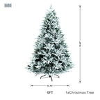 Artificial Christmas Tree – 6FT / 7FT Classic Green Holiday Decoration（PJT - 2506） - Direct Wicker