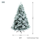 Artificial Christmas Tree – 6FT / 7FT Classic Green Holiday Decoration（PJT - 2506） - Direct Wicker