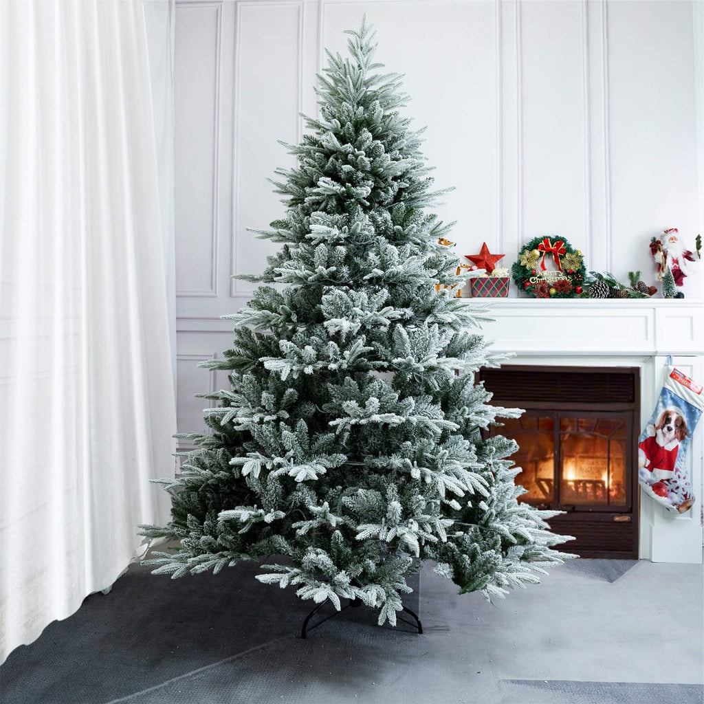 Artificial Christmas Tree – 6FT / 7FT Classic Green Holiday Decoration（PJT - 2506） - Direct Wicker