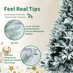 Artificial Christmas Tree – 6FT / 7FT Classic Green Holiday Decoration（PJT - 2506） - Direct Wicker