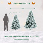 Artificial Christmas Tree – 6FT / 7FT Classic Green Holiday Decoration（PJT - 2506） - Direct Wicker