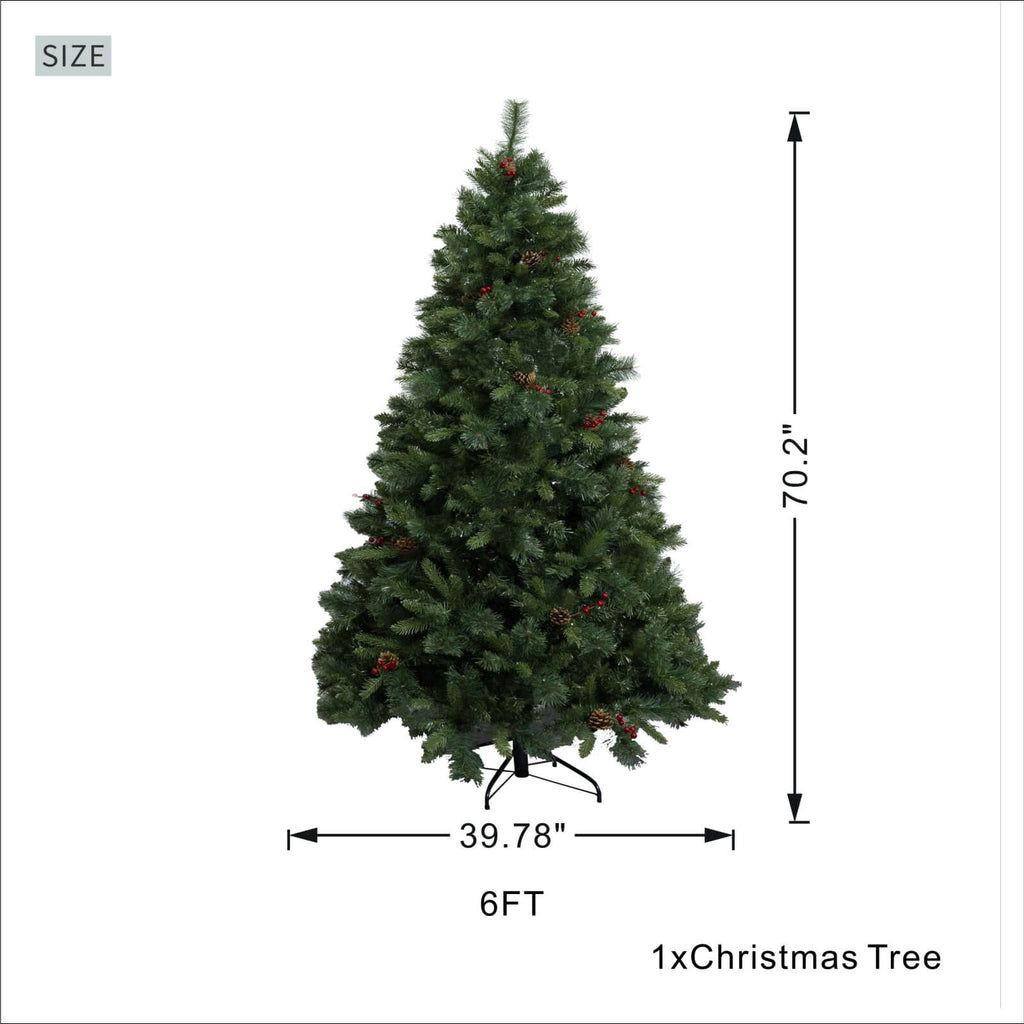 Artificial Christmas Tree – Classic Green Holiday Decoration（PJT - 2502） - Direct Wicker