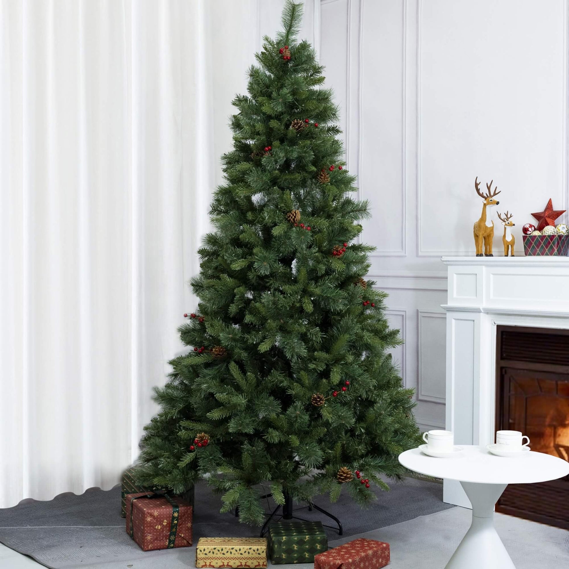 Artificial Christmas Tree – Classic Green Holiday Decoration（PJT - 2502） - Direct Wicker