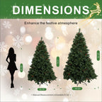 Artificial Christmas Tree – Classic Green Holiday Decoration（PJT - 2502） - Direct Wicker