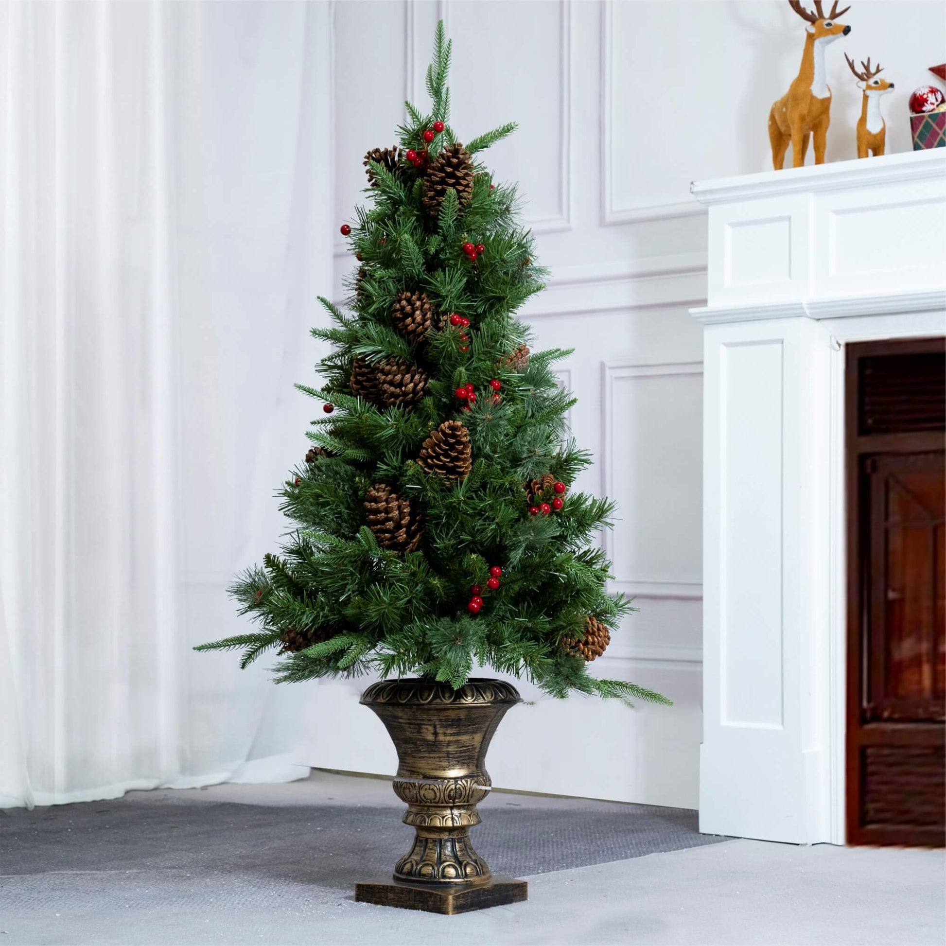 Artificial Christmas Tree with Classic Full Branch Design – 4FT (PJT - 2509) - Direct Wicker