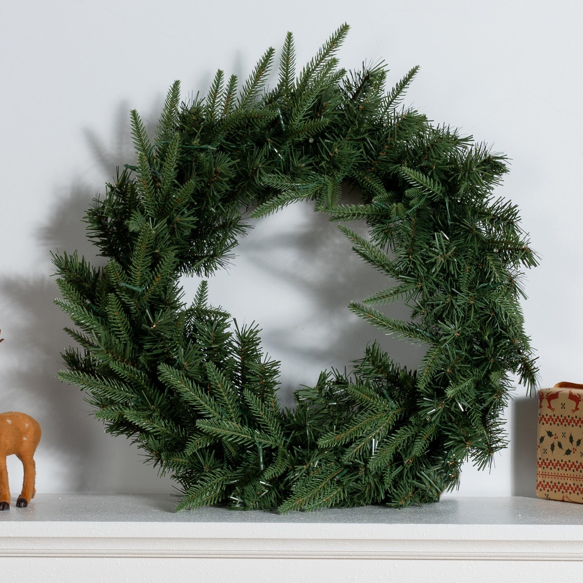 Artificial Christmas Wreath Collection - 23.62"(PJW-2510 / PJW-2512) - Direct Wicker