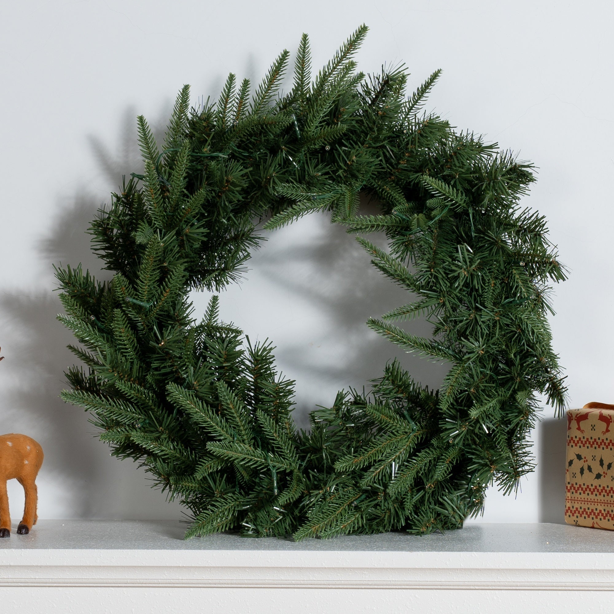 Artificial Christmas Wreath Collection - 23.62"(PJW-2510 / PJW-2512) - Direct Wicker