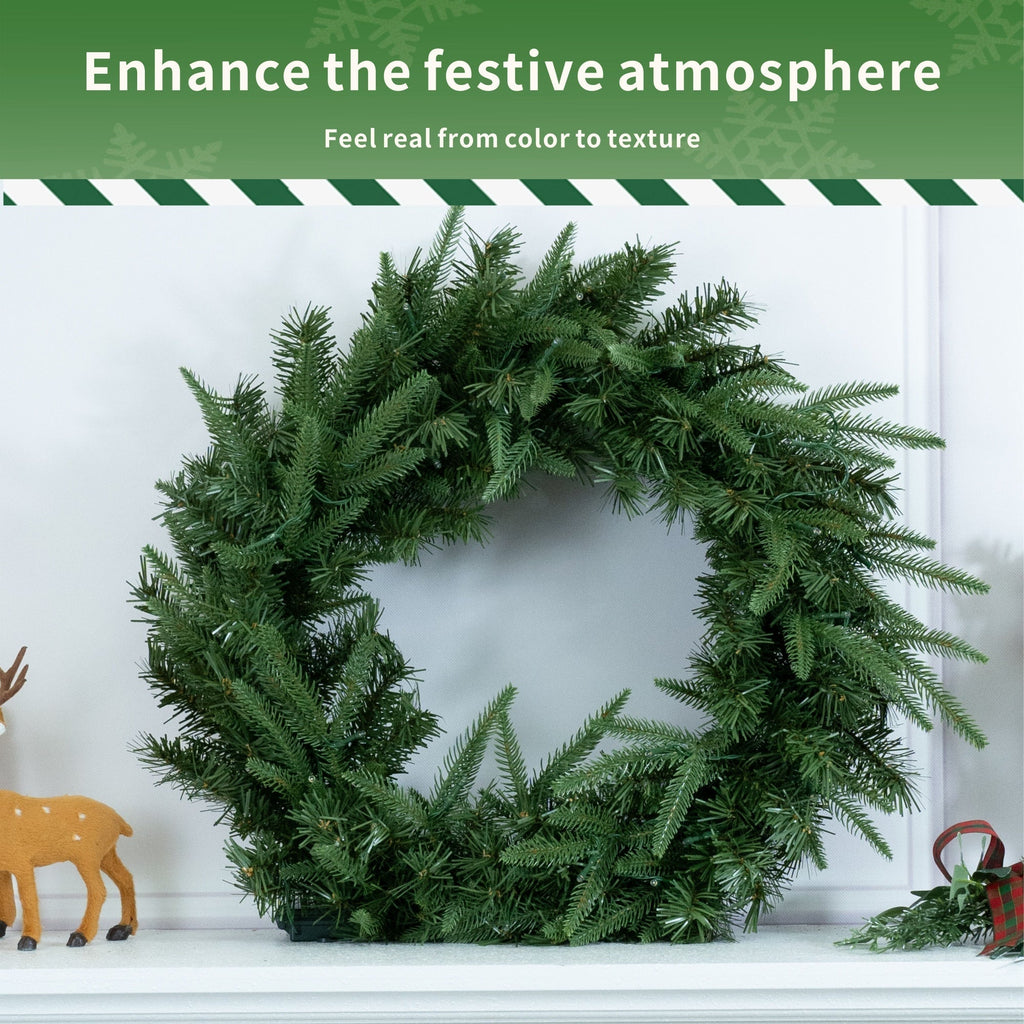 Artificial Christmas Wreath Collection - 23.62"(PJW-2510 / PJW-2512) - Direct Wicker