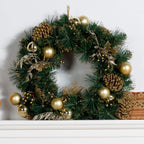 Artificial Christmas Wreath Collection - 23.62"(PJW-2510 / PJW-2512) - Direct Wicker