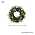 Artificial Christmas Wreath Collection - 23.62"(PJW-2510 / PJW-2512) - Direct Wicker