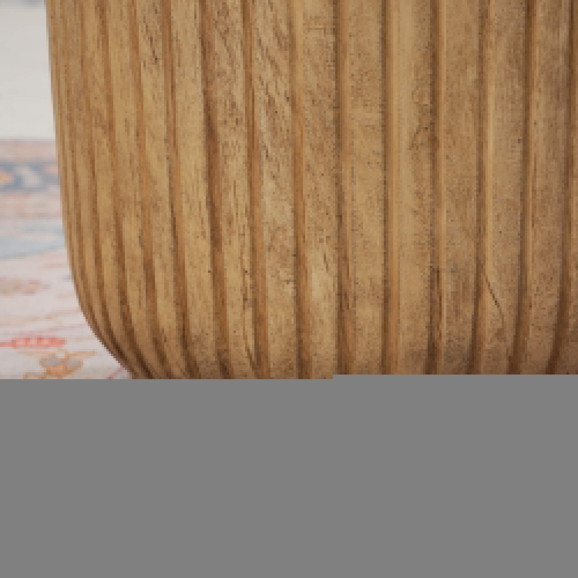 Brown Side Table with Ice Bucket – Terrafab Composite Material（PAT - 24917IB） - Direct Wicker