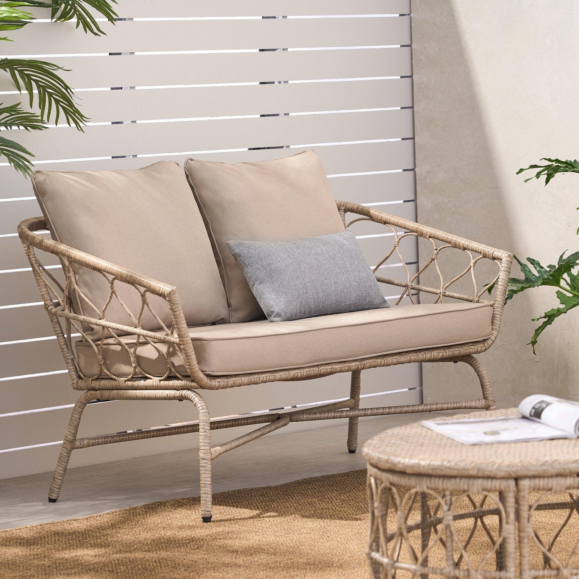 BRUCE LOVESEAT (70416.00LBRN) - Direct Wicker