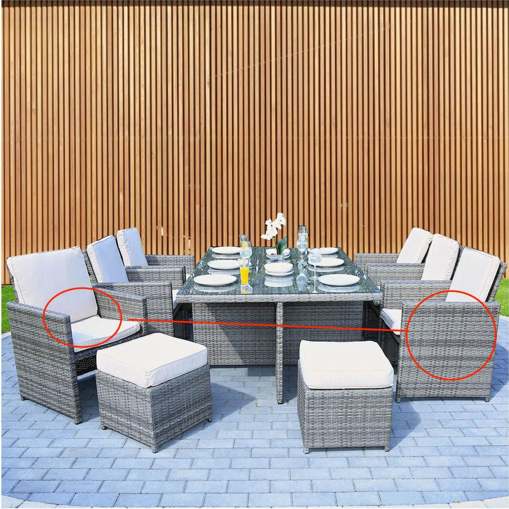 Carmel Outdoor Armchairs – Set of 2 (PAD-3234) - Direct Wicker
