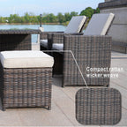 Carmel Outdoor Armchairs – Set of 2 (PAD-3234) - Direct Wicker