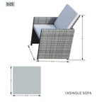 Carmel Outdoor Armchairs – Set of 2 (PAD-3234) - Direct Wicker