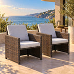 Carmel Outdoor Armchairs – Set of 2 (PAD-3234-Chairs) - Direct Wicker