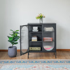 Cold rolled steel super thick long iris glass peep proof iron locker (DW - DC06) - Direct Wicker