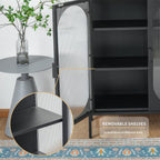 Cold rolled steel super thick long iris glass peep proof iron locker (DW - DC06) - Direct Wicker