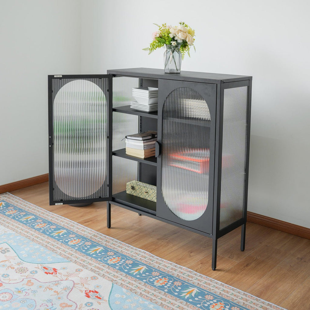 Cold rolled steel super thick long iris glass peep proof iron locker (DW - DC06) - Direct Wicker