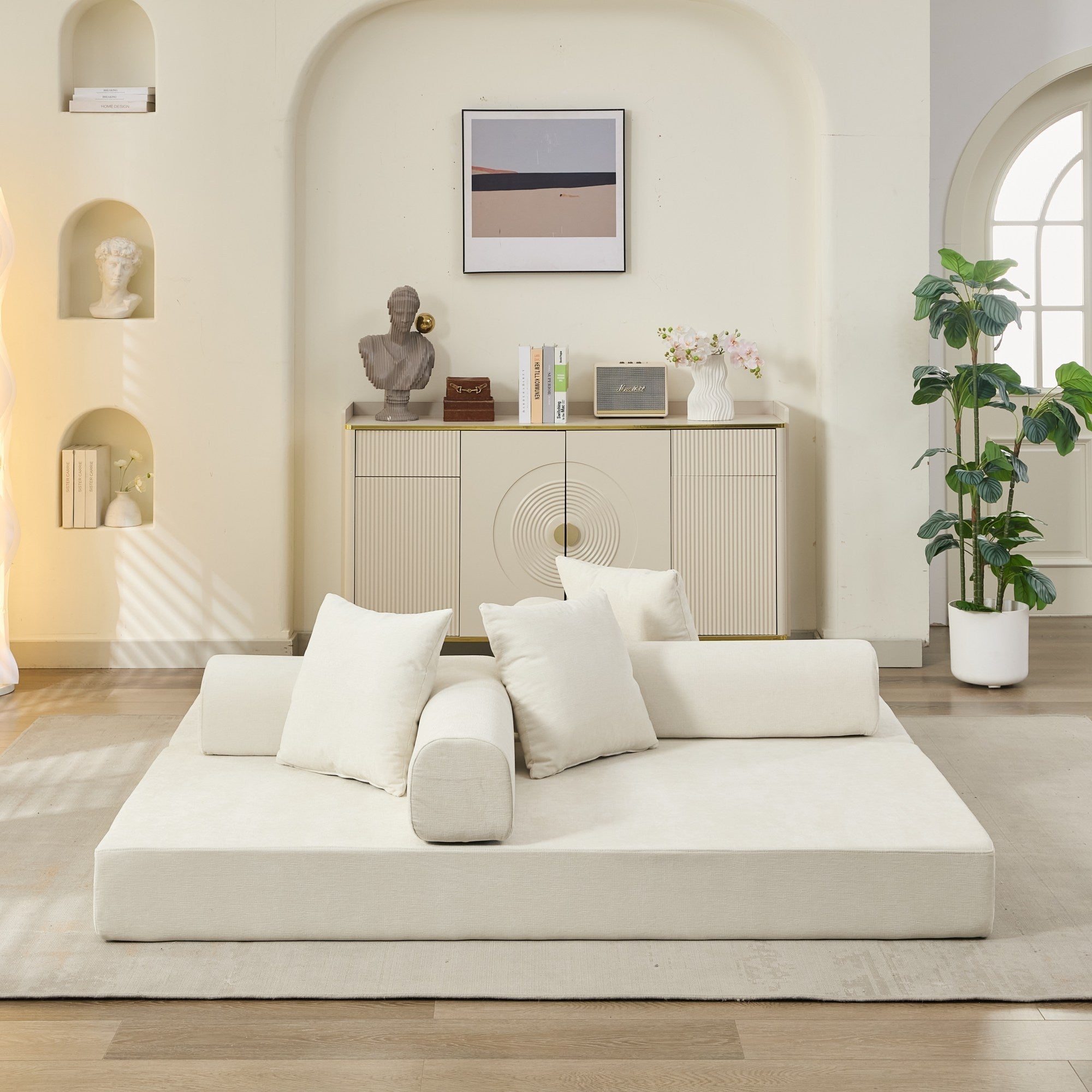 Comfy Convertible Folding Mattress Couch, Floor Sofa Bed - Direct Wicker