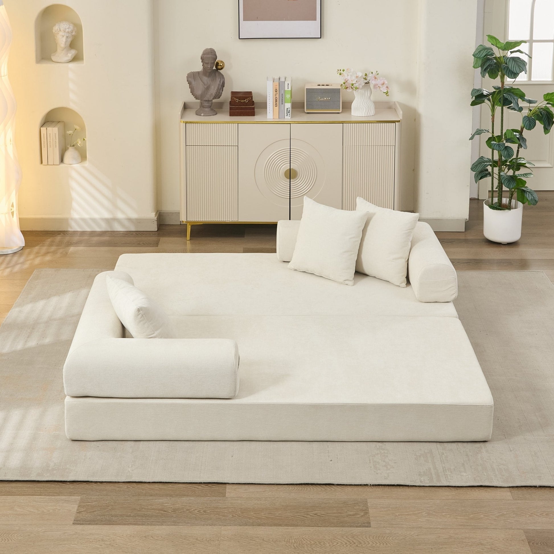 Comfy Convertible Folding Mattress Couch, Floor Sofa Bed - Direct Wicker